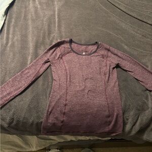lululemon athletica Purple Long Sleeve Top